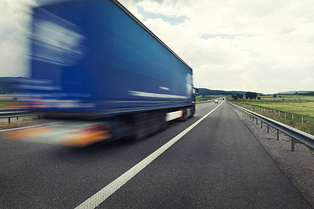 istock Truck on a highway 478363986
