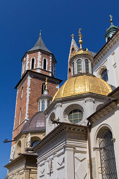바벨 캐서드럴 인 cracow 폴란드 - polish culture poland malopolskie province cathedral 뉴스 사진 이미지