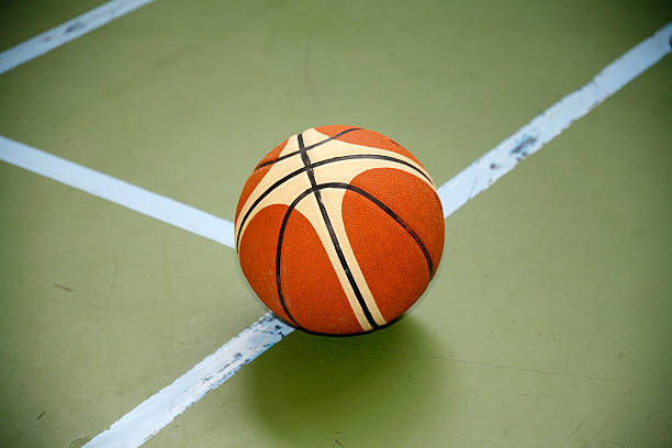 istock Basket ball on the playground 478370348