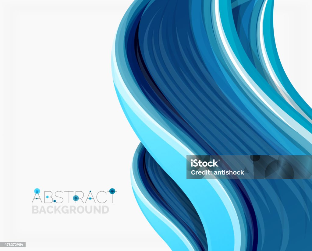 Solid Wave Background Abstract Realistic Solid Wave Background Stock Illustration - Download ...
