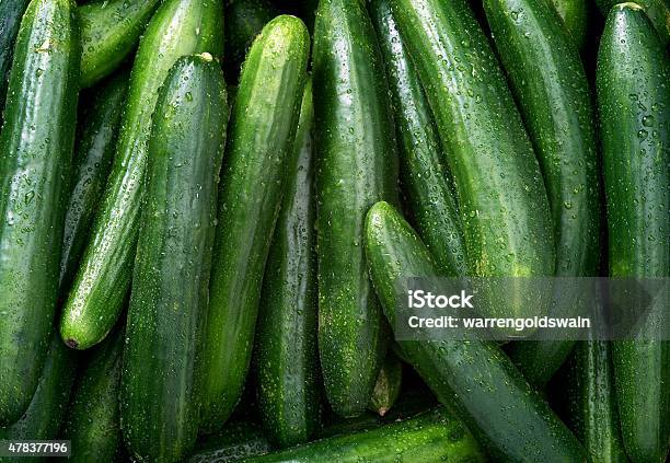 Cucumber Background Stock Photo - Download Image Now - Cucumber, Freshness, Food