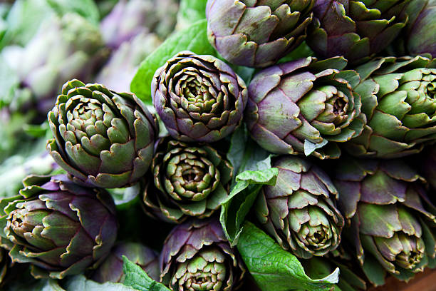 istock Fresh artichokes sold at a market 478382749