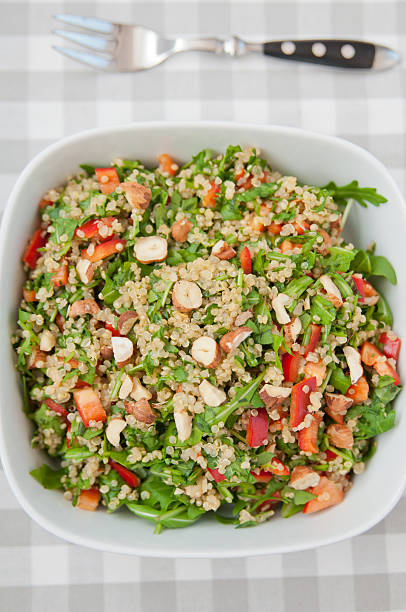 istock Healthy Quinoa Salad with red pepper and hazelnuts 478384235