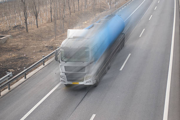 istock Truck on highway 478387057