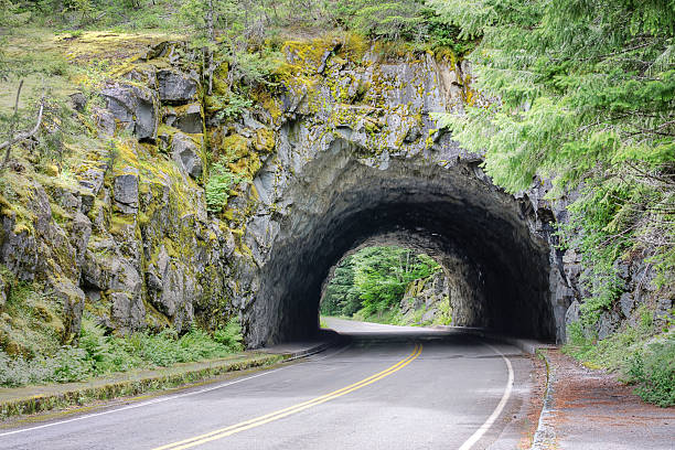 istock Tunnel on a mountain road 478393206