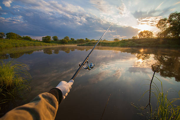 istock Fisherman holding his fish-rod 478393240