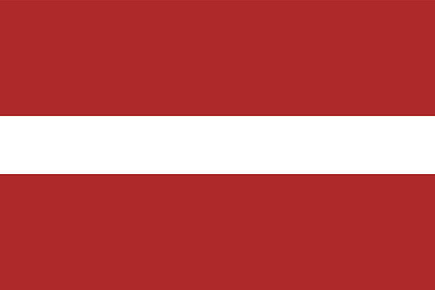 라트비아에 플래깅 - latvia flag stock illustrations