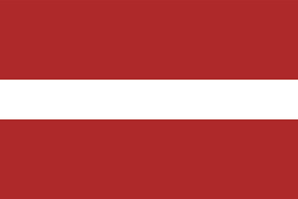 flag of Latvia vector in official colors and Proportion Correctly.