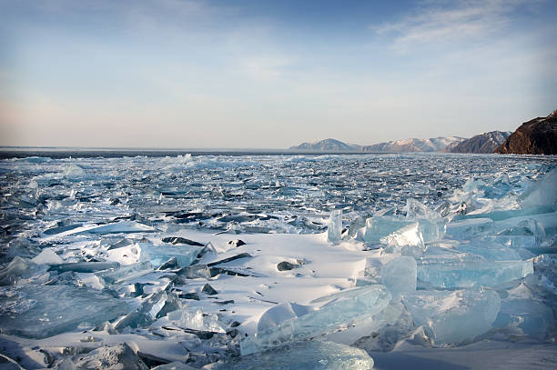 istock Winter. Ice on the surface of Lake Baikal. 478393428