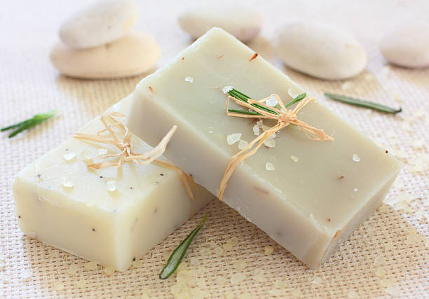 Natural Handmade Soap.Spa stock photo