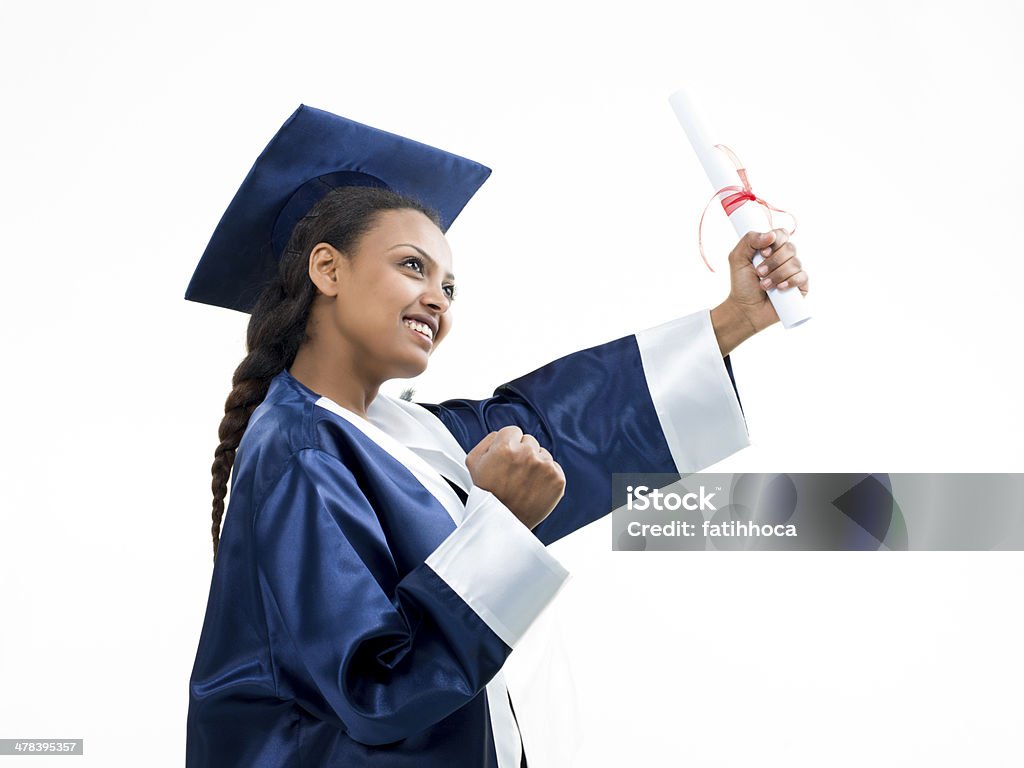 Graduation Young woman are happy to be graduating. 20-24 Years Stock Photo