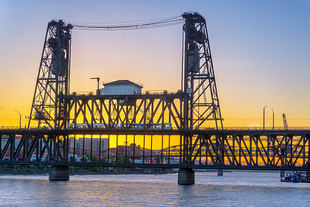 istock Steel Bridge at Sunset 478398970