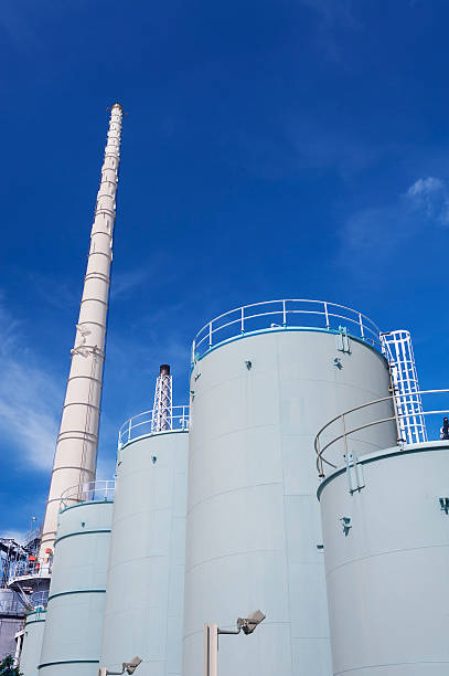 istock Chimney and oil tank 478400124