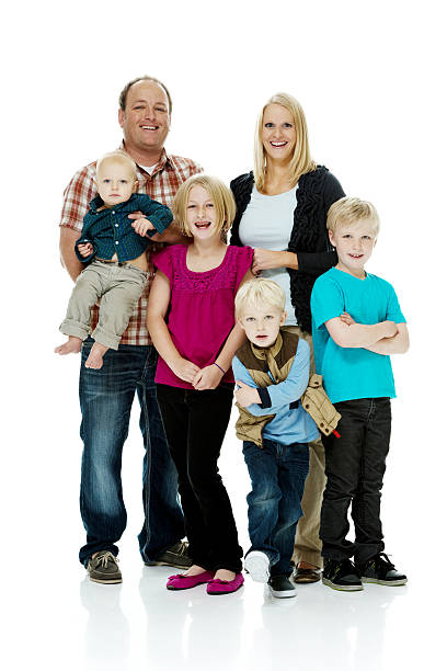istock Happy family standing 478403571