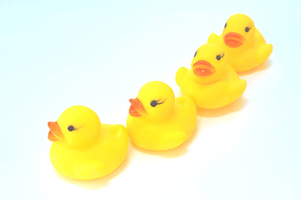 istock Yellow rubber duck toy 478403847