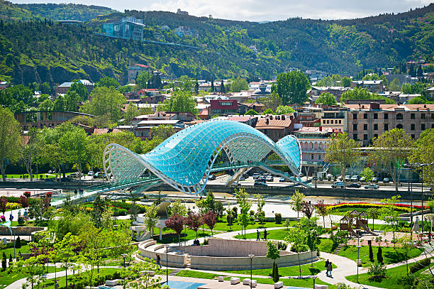 istock Peace Bridge, Tbilisi, Georgia 478404036