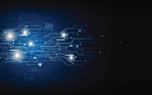 Vector Technology Computer Concept Background Stock Illustration ...