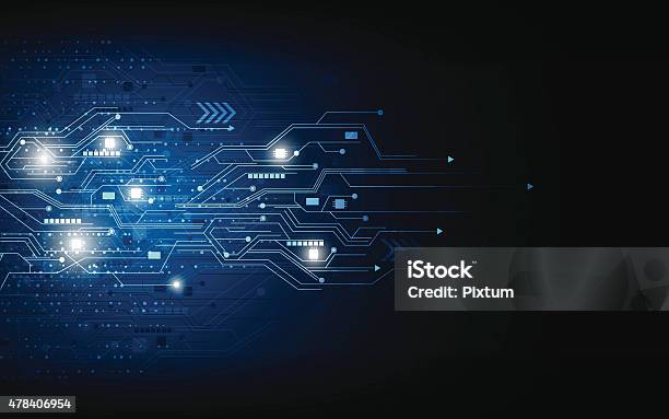 Vector Technology Computer Concept Background Stock Illustration ...