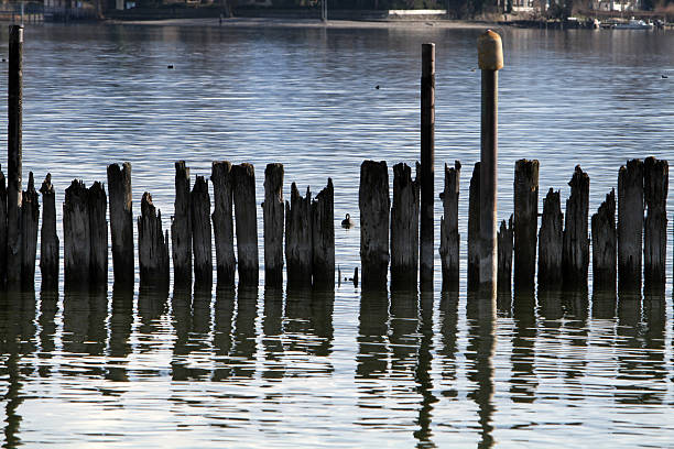 istock wooden wall in water chiemsee 478408999