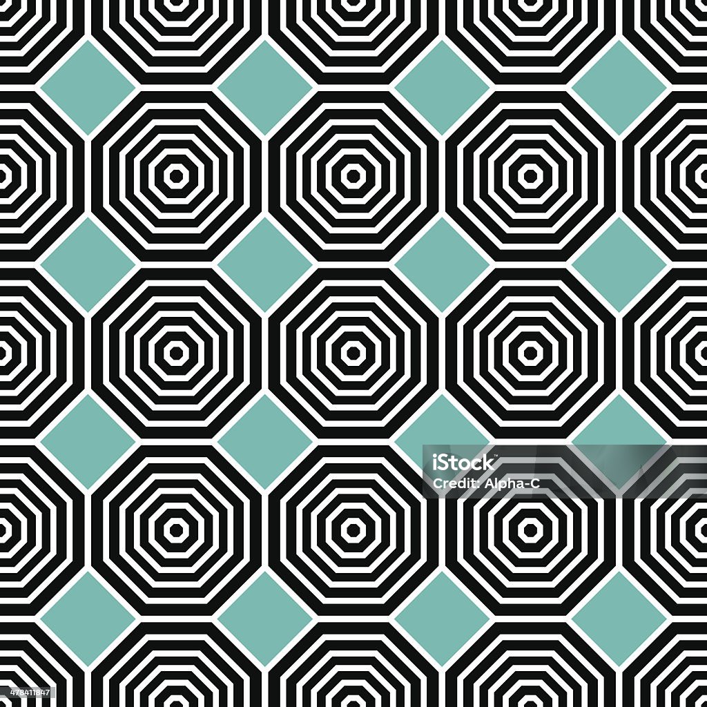 Octagon Combination Pattern Octagon Pattern Stock Illustration - Download Image Now - Abstract ...