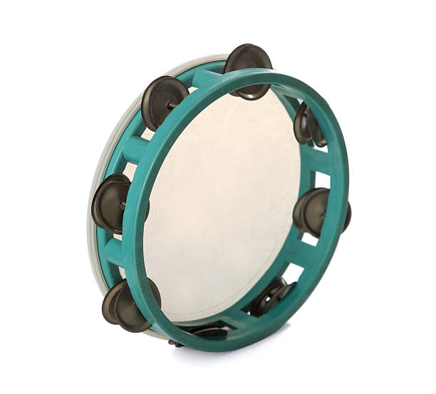 istock Tambourine isolated on white background 478413359