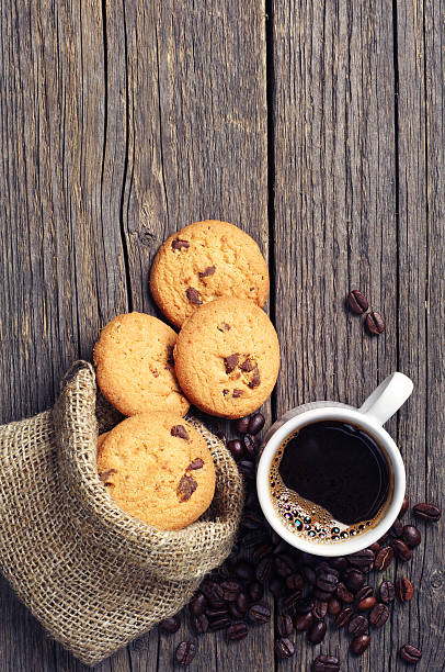 istock Cup of coffee and cookies 478414319