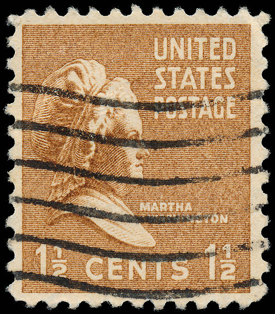 istock Stamp printed in USA, shows portrait Martha Dandridge Custis Washington 478414765