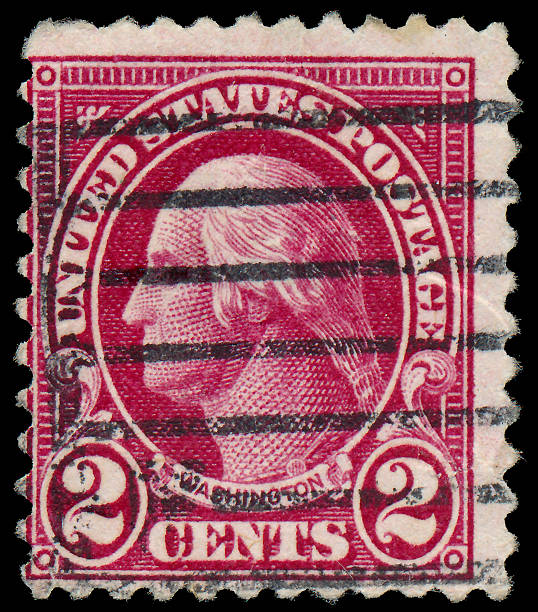 istock stamp printed in the USA shows image President George Washington 478415995