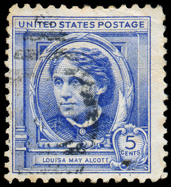 istock Stamp printed in USA shows Louisa May Alcott 478416005