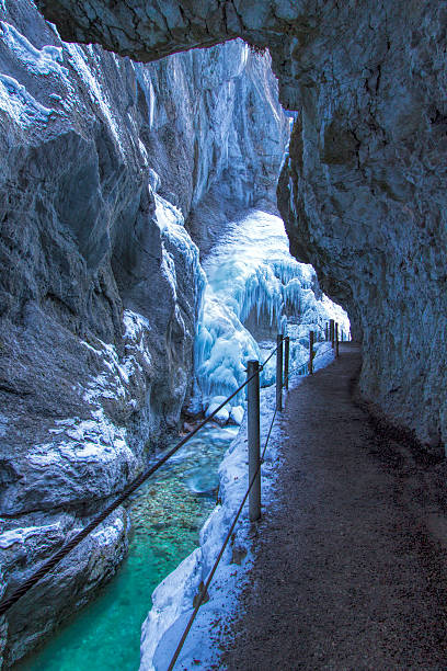 istock Partnachklamm gorge in Bavaria, Germany, in winter 478416339