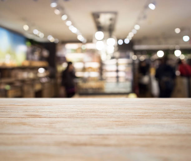istock Table top with Blurred Retail shop Interior decoration 478418330
