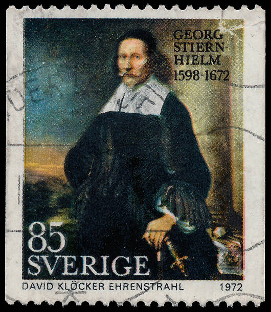 istock Stamp printed by Sweden, shows Georg Stiernhielm 478421029