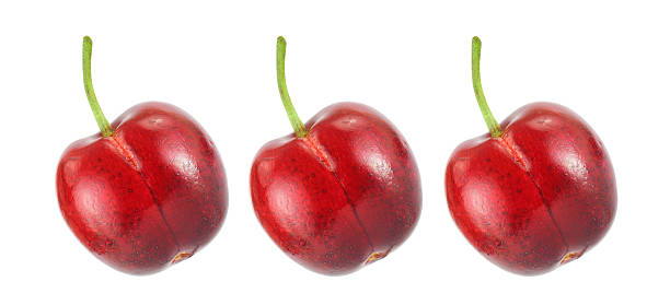 istock Row of red cherries 478421057