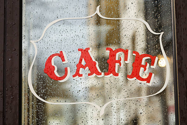 istock Rainy day at a cafe in Paris, France 478422075
