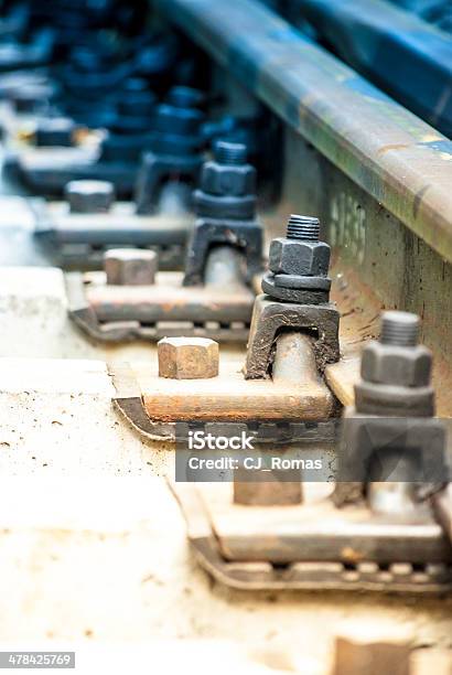 Railroad Stock Photo - Download Image Now - Backgrounds, Black Color, Built Structure