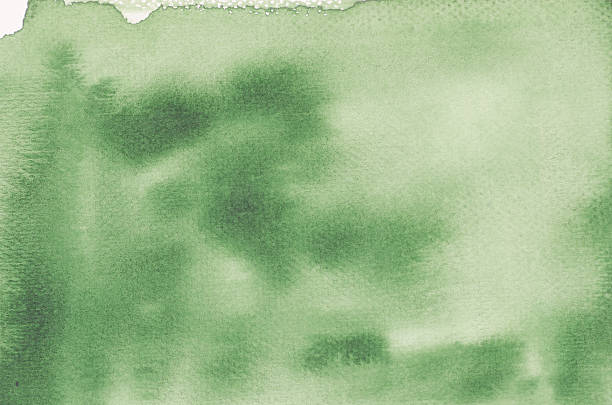 istock green watercolor painting background 478426470