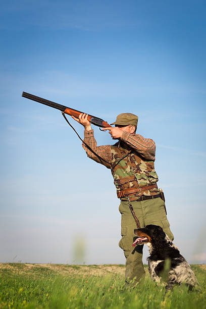 istock Hunter with hunting dog during a hunt 478429024
