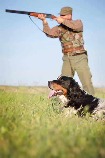 istock Hunter with hunting dog during a hunt 478429034