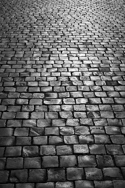istock Texture of cobblestone street. 478431420