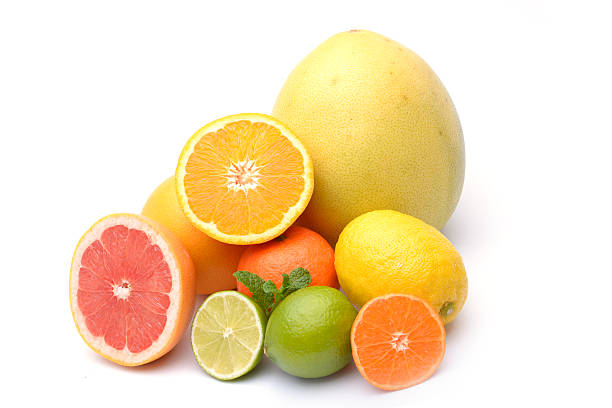 istock Assortment of exotic fruits isolated on white 478431508