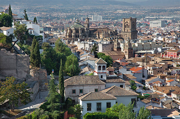 istock Granada - outlook over town with the Cathedral 478433794