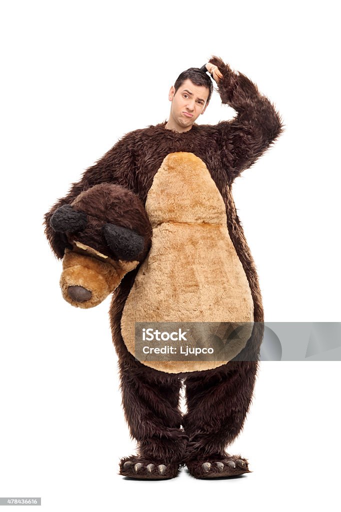 Plata Arrestar calidad Confundida Hombre Disfraz De Oso De Rascar La Cabeza Foto de stock y más banco de imágenes de Mascota famosa - iStock Plata Arrestar calidad Confundida Hombre Disfraz De Oso De Rascar La Cabeza Foto de stock y más banco de imágenes de Mascota famosa - iStock