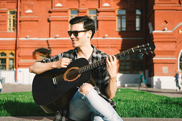 istock Guitar Player, Red Square, Moscow, Russia 478436742
