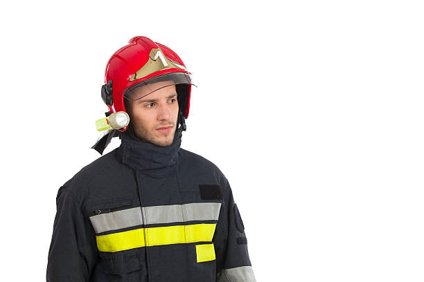 istock Close up of fireman looking away 478438091