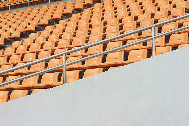 istock Seat of grandstand in an empty stadium 478439280
