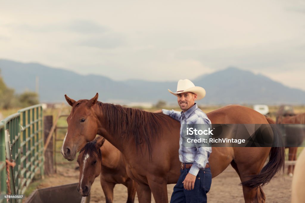 American Cowboy - Foto stock royalty-free di Adulto