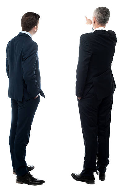 istock Rear-view image of two businessmen 478442440