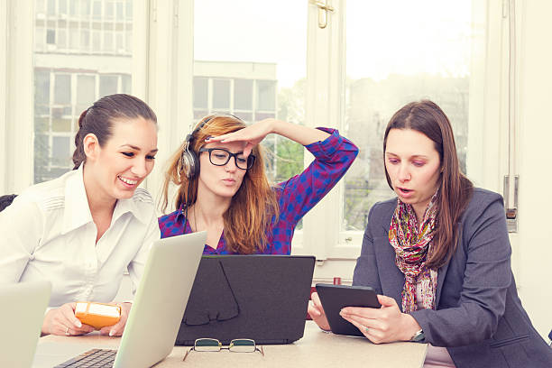 istock Young group of people discussing business plans 478442760