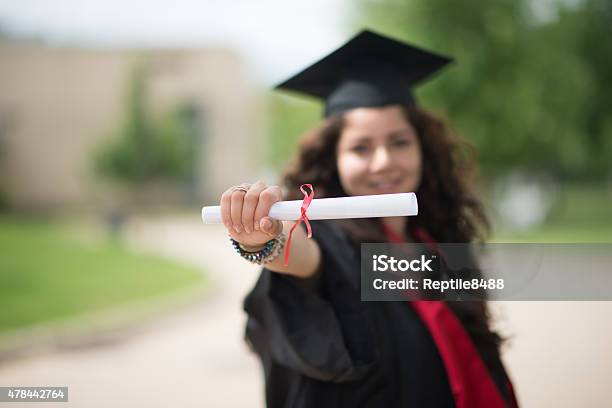 College Grauduate Stock Photo - Download Image Now - 2015, Achievement, Adult