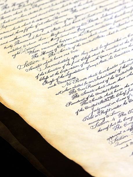 istock Old vintage letter with elegant handwriting closeup 478446705